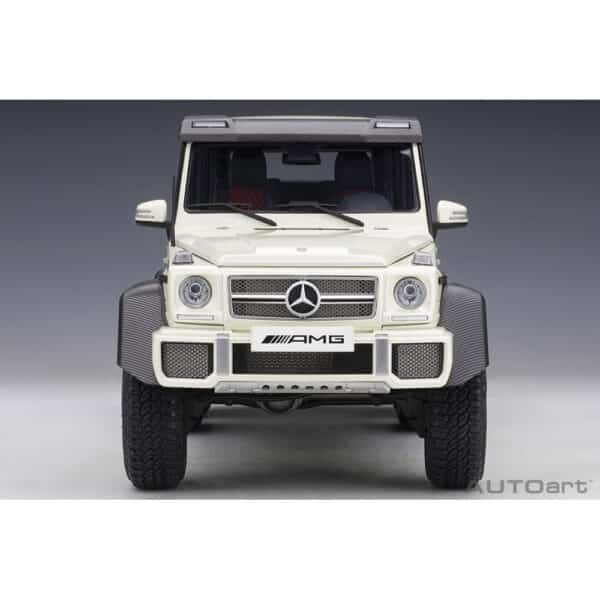 autoart - 1:18 mercedes-benz g63 amg 6x6 (designo diamond white)