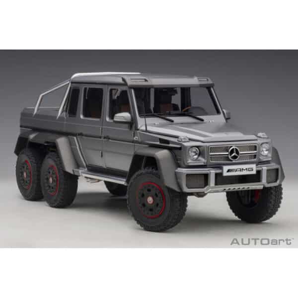 autoart - 1:18 mercedes-benz g63 amg 6?6 (designo platinum magno)