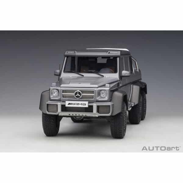 autoart - 1:18 mercedes-benz g63 amg 6?6 (designo platinum magno)
