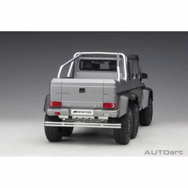 autoart - 1:18 mercedes-benz g63 amg 6?6 (designo platinum magno)