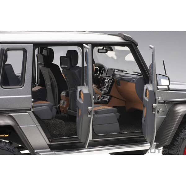 autoart - 1:18 mercedes-benz g63 amg 6?6 (designo platinum magno)