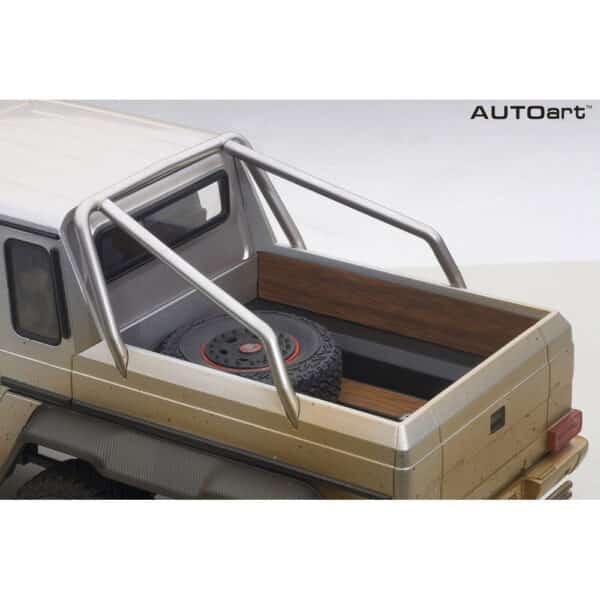 autoart - 1:18 mercedes-benz g63 amg 6?6 (silver with mud)
