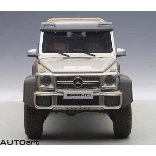 autoart - 1:18 mercedes-benz g63 amg 6?6 (silver with mud)