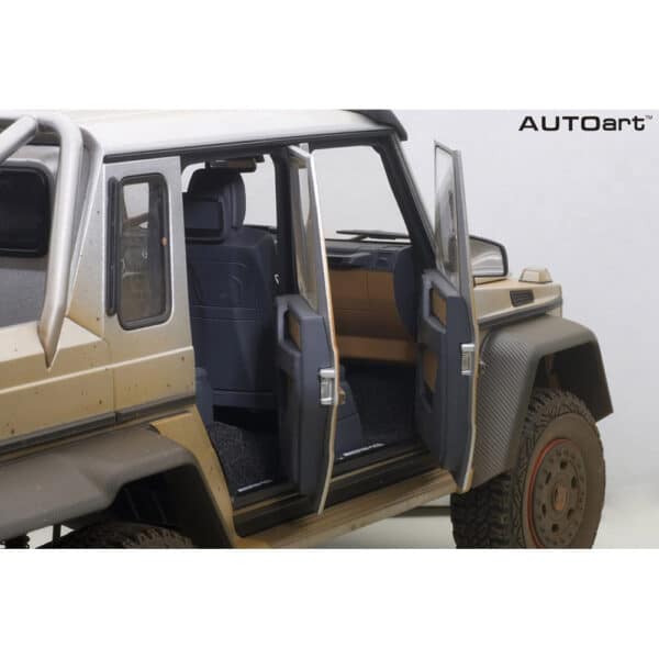 autoart - 1:18 mercedes-benz g63 amg 6?6 (silver with mud)