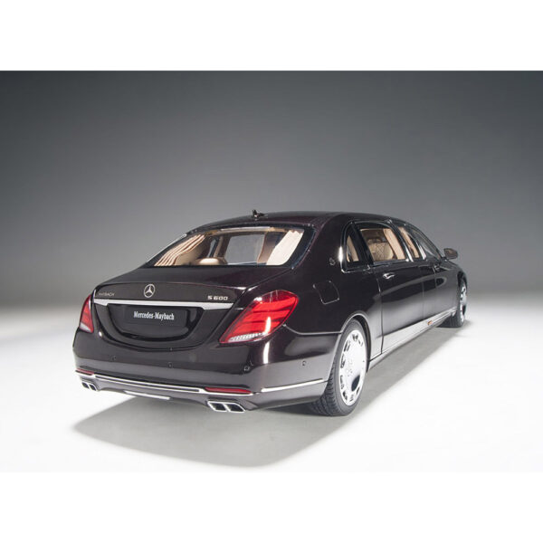 autoart - 1:18 mercedes-maybach s-klasse s600 pullman (dark red metallic)