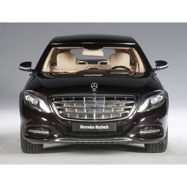 autoart - 1:18 mercedes-maybach s-klasse s600 pullman (dark red metallic)