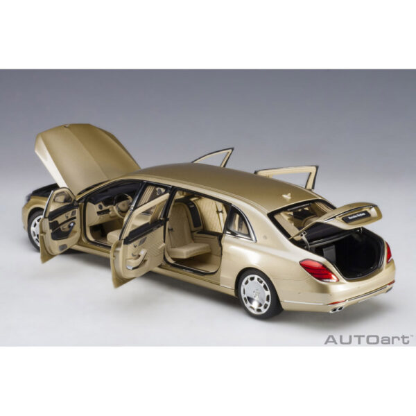 autoart - 1:18 mercedes-maybach s-klasse s600 pullman (gold)