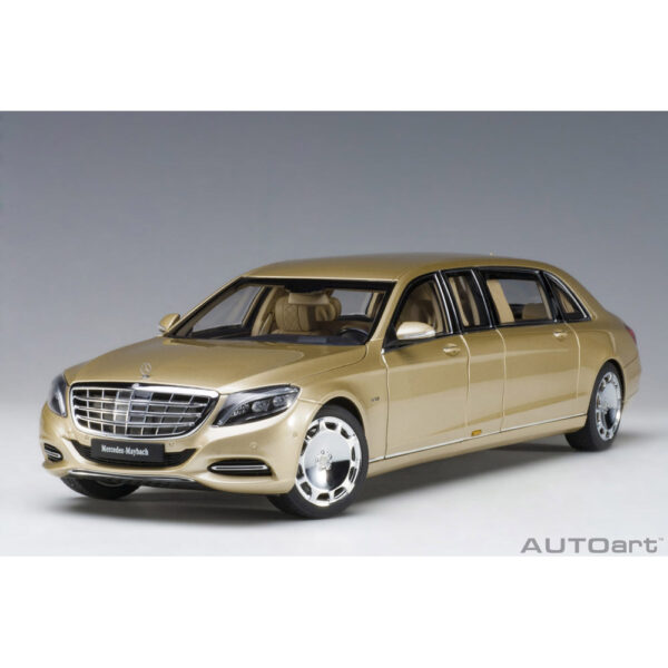 autoart - 1:18 mercedes-maybach s-klasse s600 pullman (gold)