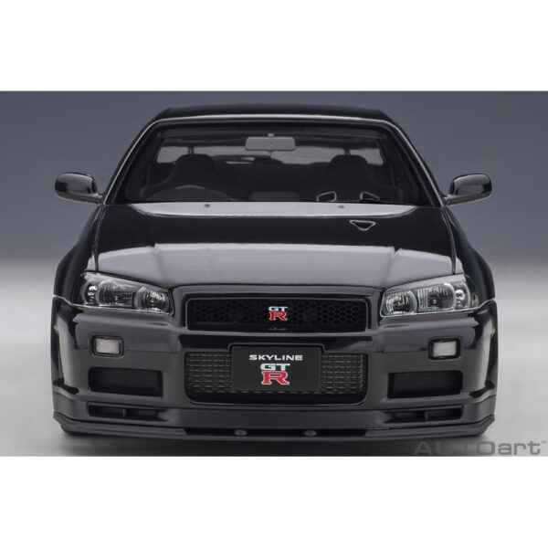 autoart - 1:18 nissan skyline gt-r (r34) v-spec ii (black pearl)