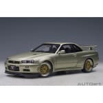 AUTOart - 1:18 Nissan Skyline GT-R (R34) V-Spec II N?r with BBS LM wheels (Millenium Jade)
