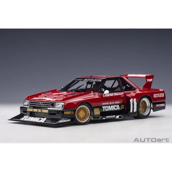 autoart - 1:18 nissan skyline rs turbo super silhouette 1982