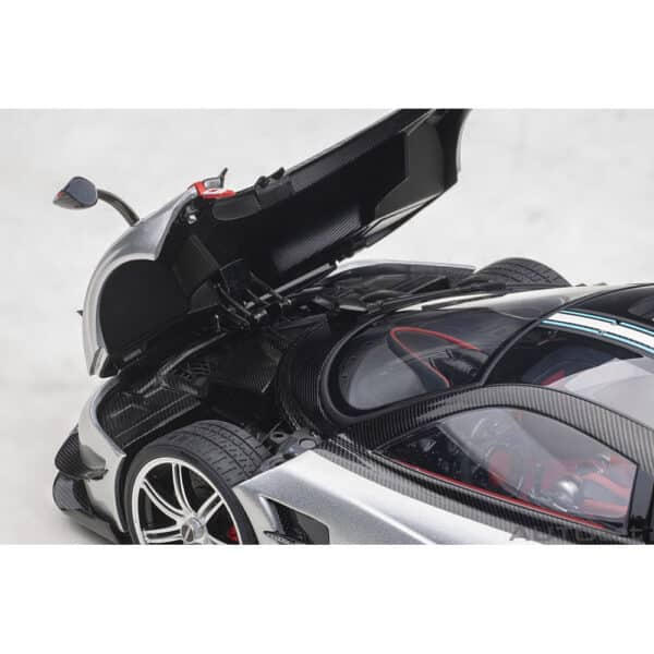 autoart - 1:18 pagani huayra bc (grigio mercurio/carbon)