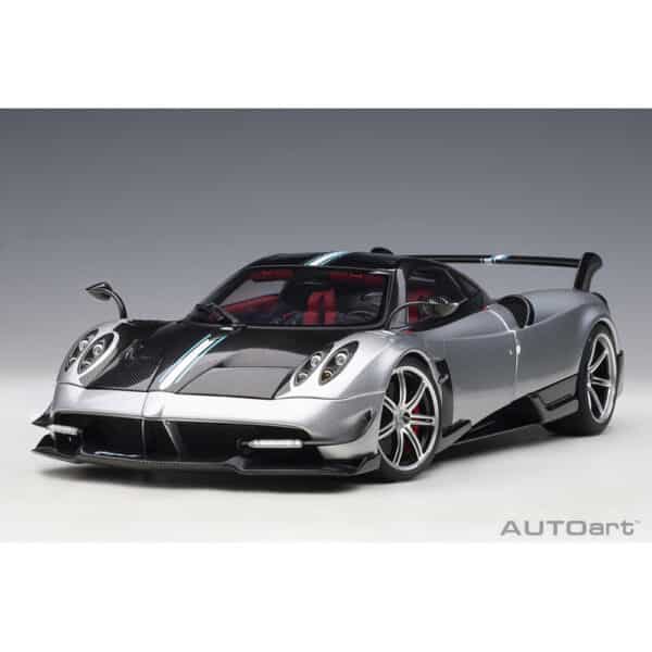 autoart - 1:18 pagani huayra bc (grigio mercurio/carbon)
