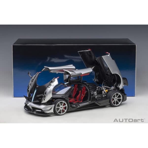 autoart - 1:18 pagani huayra bc (grigio mercurio/carbon)