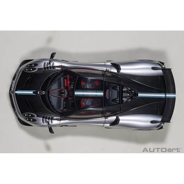 autoart - 1:18 pagani huayra bc (grigio mercurio/carbon)