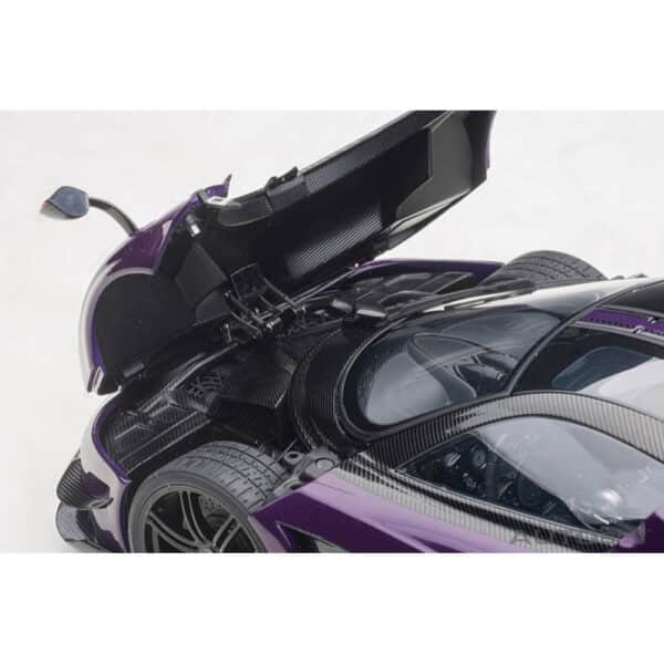 autoart - 1:18 pagani huayra bc (viola pso/carbon)
