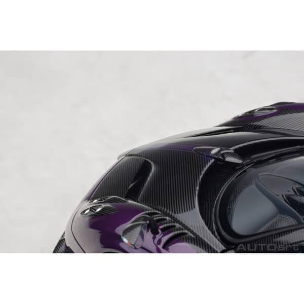 autoart - 1:18 pagani huayra bc (viola pso/carbon)