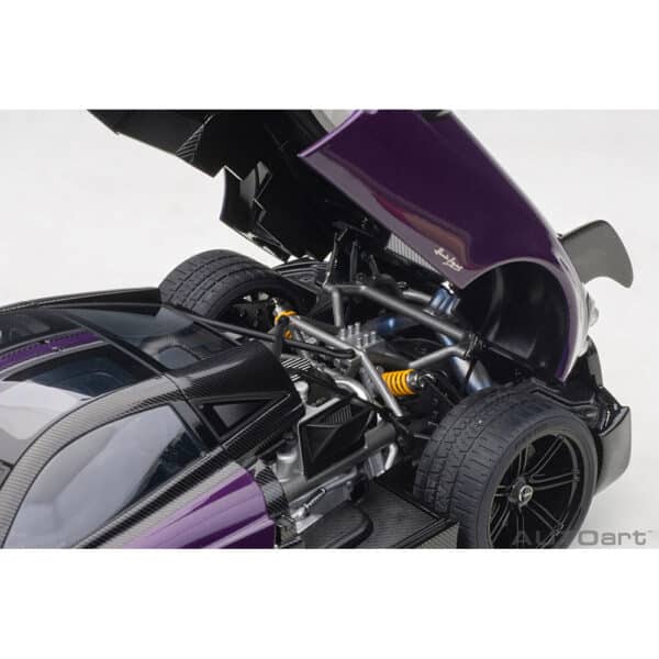 autoart - 1:18 pagani huayra bc (viola pso/carbon)