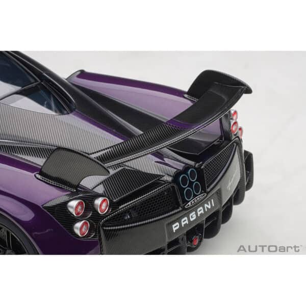 autoart - 1:18 pagani huayra bc (viola pso/carbon)
