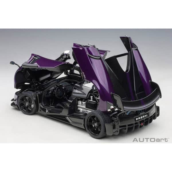 autoart - 1:18 pagani huayra bc (viola pso/carbon)