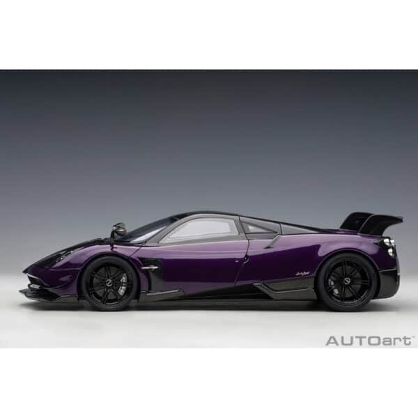 autoart - 1:18 pagani huayra bc (viola pso/carbon)