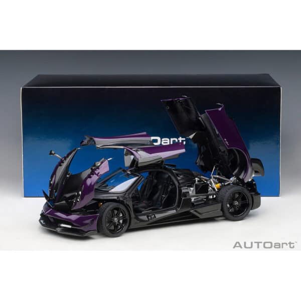 autoart - 1:18 pagani huayra bc (viola pso/carbon)