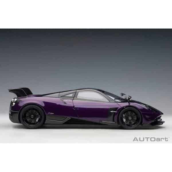 autoart - 1:18 pagani huayra bc (viola pso/carbon)