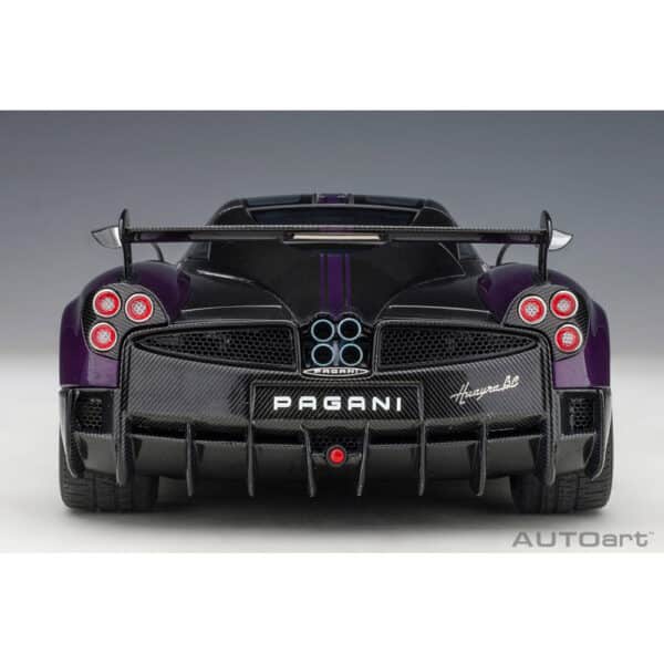 autoart - 1:18 pagani huayra bc (viola pso/carbon)