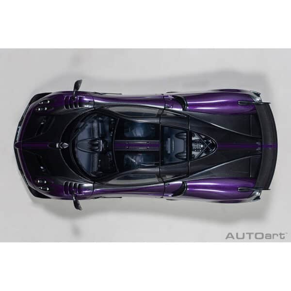 autoart - 1:18 pagani huayra bc (viola pso/carbon)