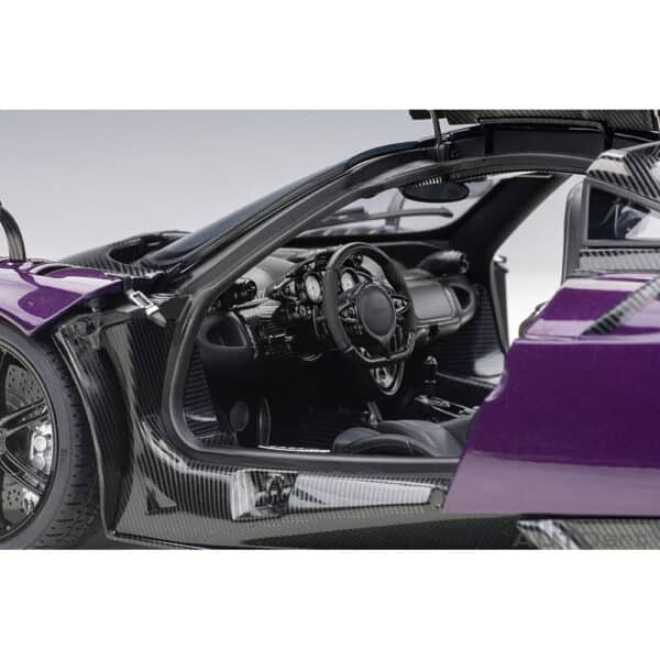 autoart - 1:18 pagani huayra bc (viola pso/carbon)