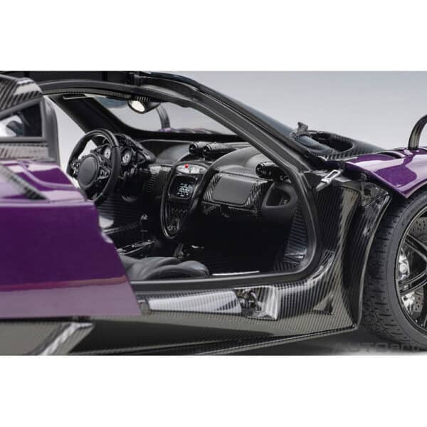 autoart - 1:18 pagani huayra bc (viola pso/carbon)