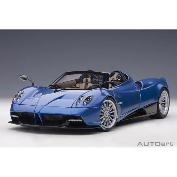 autoart - 1:18 pagani huayra roadster (blue carbon)