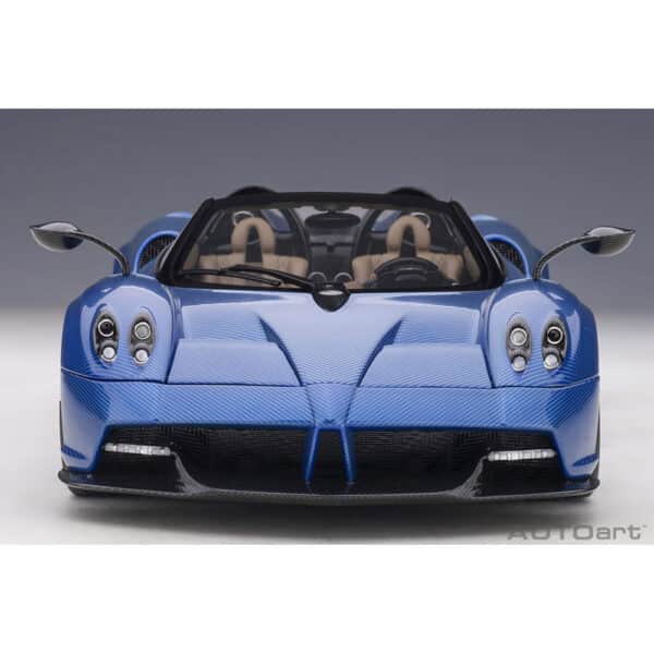 autoart - 1:18 pagani huayra roadster (blue carbon)