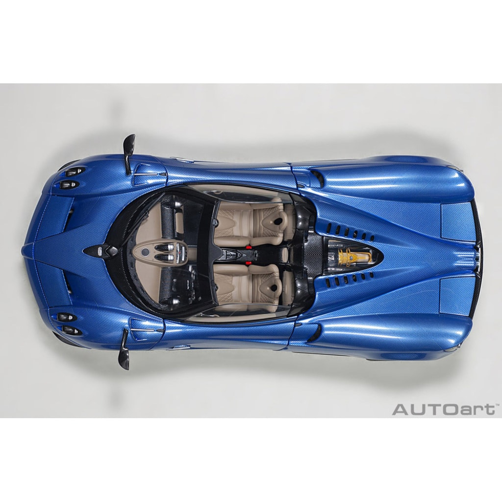 Modèle Réduit AUTOart 1/18 Pagani Huayra Roadster Vert Clair Métallisé - 78288