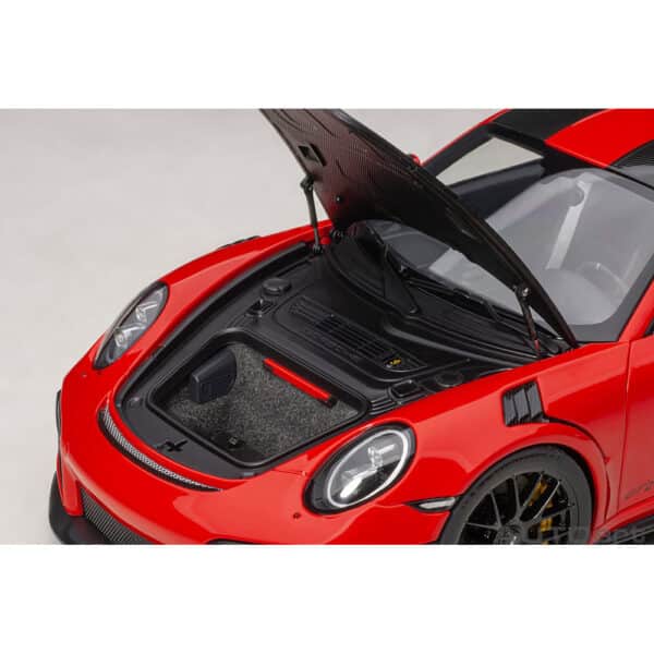 autoart - 1:18 porsche 911 (991.2) gt2 rs weissach package (guards red)