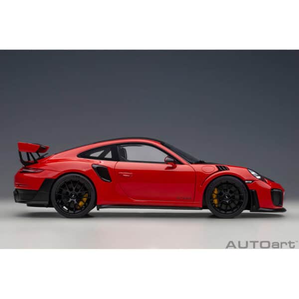 autoart - 1:18 porsche 911 (991.2) gt2 rs weissach package (guards red)