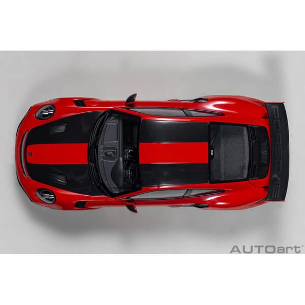 autoart - 1:18 porsche 911 (991.2) gt2 rs weissach package (guards red)