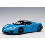 AUTOart - 1:18 Porsche 918 Spyder Weissach Package (Riviera Blue)
