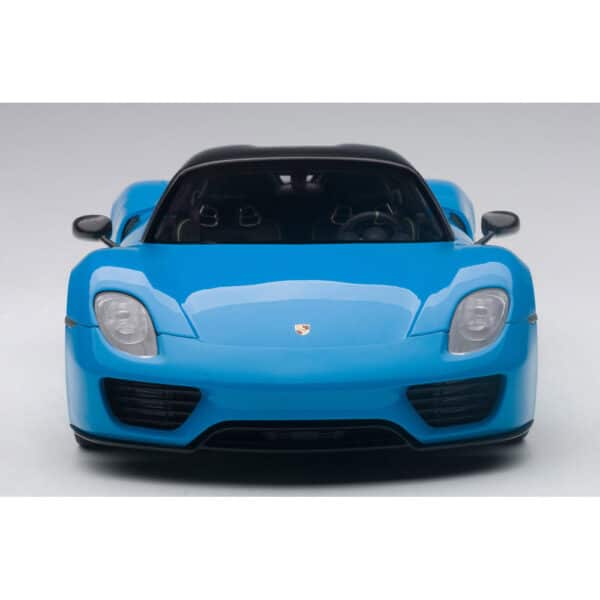 autoart - 1:18 porsche 918 spyder weissach package (riviera blue)