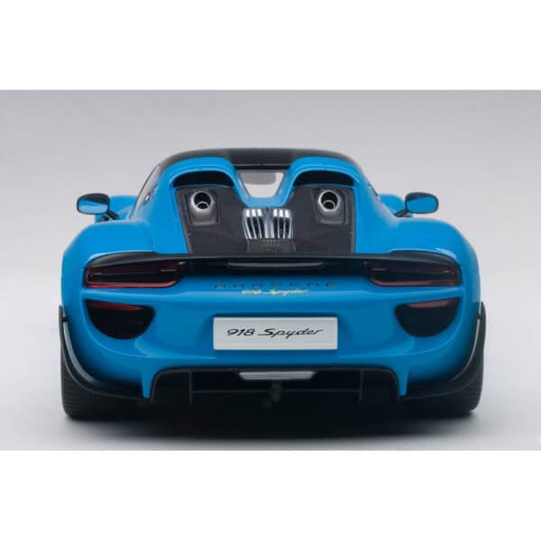 autoart - 1:18 porsche 918 spyder weissach package (riviera blue)