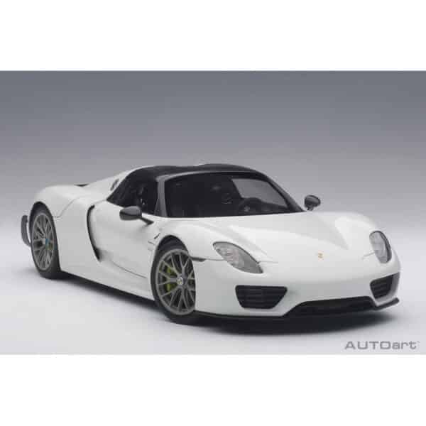autoart - 1:18 porsche 918 spyder weissach package (white)