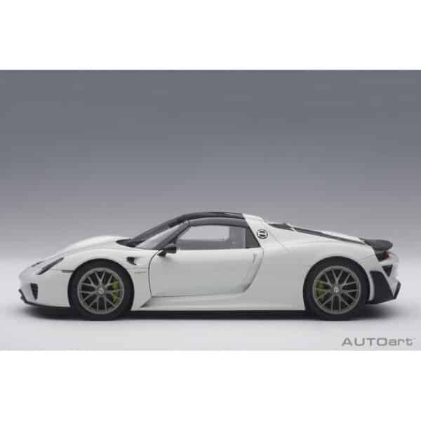 autoart - 1:18 porsche 918 spyder weissach package (white)
