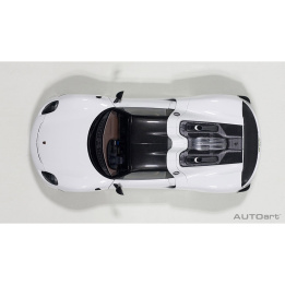 autoart - 1:18 porsche 918 spyder weissach package (white)