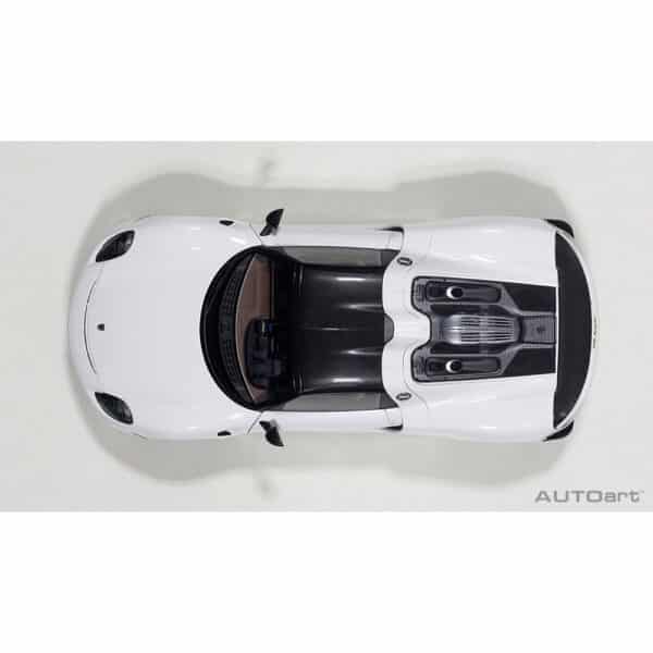 autoart - 1:18 porsche 918 spyder weissach package (white)