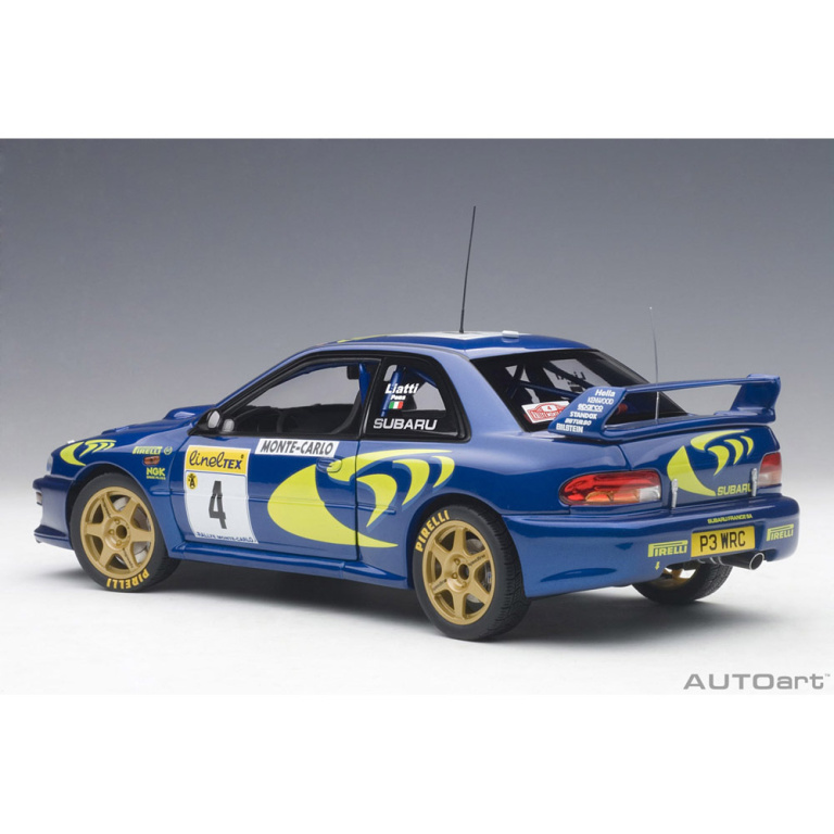 autoart - 1:18 subaru impreza wrc rally of monte carlo 1997 #4