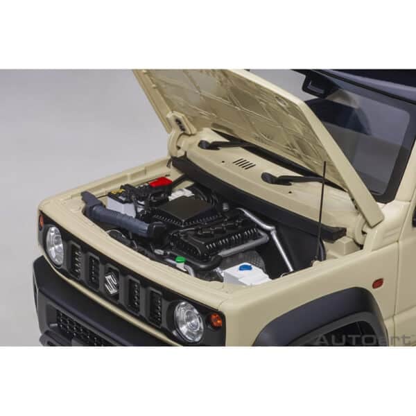 autoart - 1:18 suzuki jimny sierra (jb74) (chiffon ivory metallic)