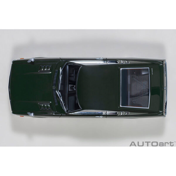 autoart - 1:18 toyota celica liftback 2000gt (ra25) 1973 (moss green)