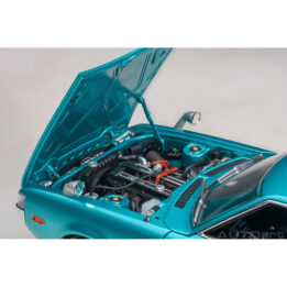 autoart - 1:18 toyota celica liftback 2000gt (ra25) 1973 (turquoise blue metallic)