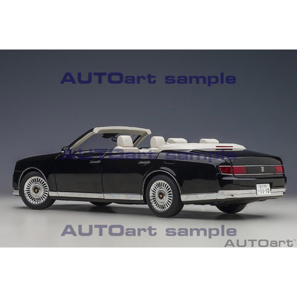 autoart - 1:18 toyota century convertible (black)