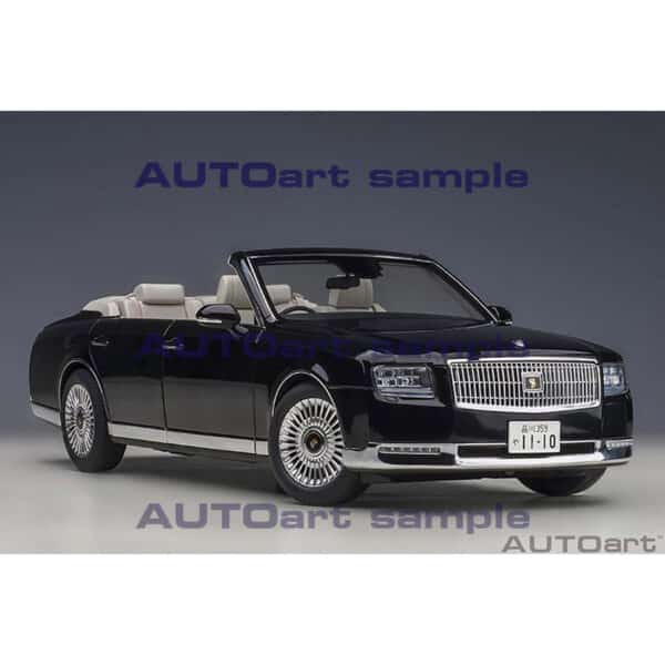 autoart - 1:18 toyota century convertible (black)